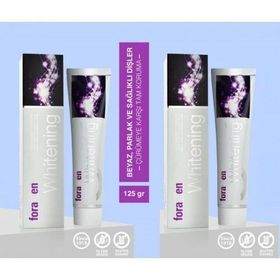 Foramen Whitening Beyazlatıcı 2x125 gr Diş Macunu
