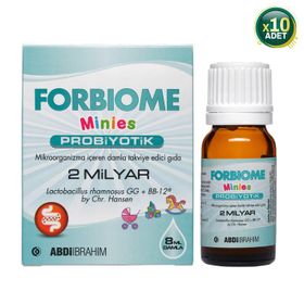 Forbiome Minies Probiyotik 2 Milyar 10x8 ml Damla