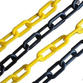 Force Chain 8 mm 25 m Sarı Siyah Plastik Zincir