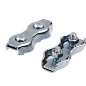 Force Chain Duplex Clip 8 mm 10 Adet Çiftli Çelik Halat Klipsi