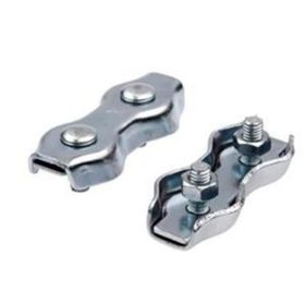 Force Chain Duplex Clip 8 mm 10 Adet Çiftli Çelik Halat Klipsi