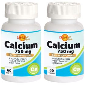 Force Nutrition Calcium 750 mg 2x60 Tablet