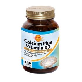 Force Nutrition Calcium Plus Vitamin D3 120 Tablet Takviye Edici Gıda