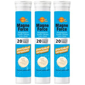 Force Nutrition Magne Force Magnezyum Sitrat 20 Efervesan Tablet