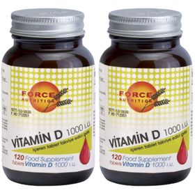 Force Nutrition Vitamin D 1000 IU 2x120 Tablet