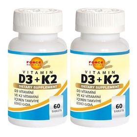 Force Nutrition Vitamin D3 K2 2x60 Tablet