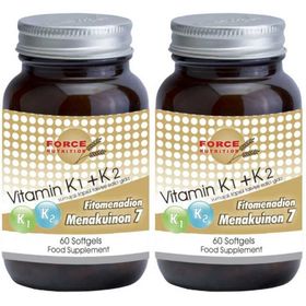Force Nutrition Vitamin K1 K2 60 Kapsül