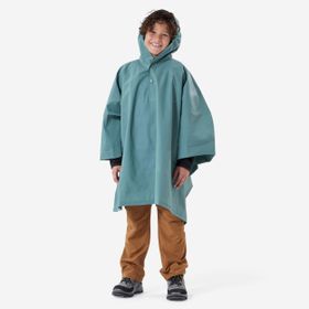 Forclaz MH100 Yeşil Çocuk Outdoor Panço Yağmurluk