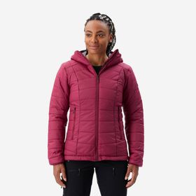 Forclaz MT100 Mor Trekking Kapüşonlu Şişme Kadın Outdoor Mont
