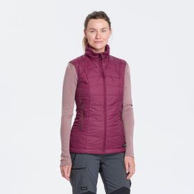 Forclaz MT100 Mor Trekking Şişme Kadın Outdoor Yelek