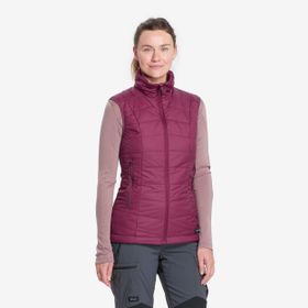 Forclaz MT100 Mor Trekking Şişme Kadın Outdoor Yelek
