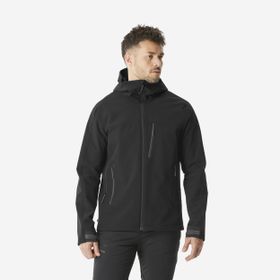 Forclaz MT500 Siyah Trekking Rüzgar Kesici Softshell Erkek Outdoor Mont
