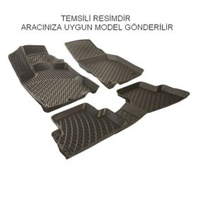 Ford C-max 2003-2010 Siyah 3D Havuzlu Paspas
