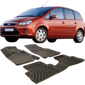 Ford C-max 2003-2010 Siyah 3D Havuzlu Paspas
