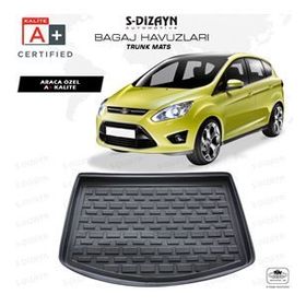 Ford C-Max (5 Kişi) 2011+ Premium 3D Oto Bagaj Havuzu Bizymo