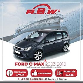 Ford C-Max RBW 2003-2010 Muz Silecek Takımı