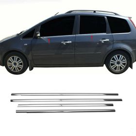 Ford C-Max Tk 2004-2010 Paslanmaz Çelik 4 Parça Krom Cam Çıtası