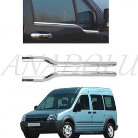 Ford Connect 2002-2009 Paslanmaz Çelik 2 Parça Krom Cam Çıtası