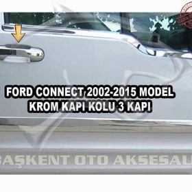 Ford Connect 2002 2009 Paslanmaz Çelik 3 Kapı Krom Kapı Kolu