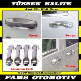 Ford Connect 2002 2014 4 Kapı Krom Kapı Kolu