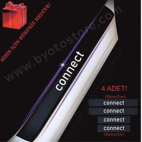 Ford Connect 4 Adet Karbon Kapı Eşiği Sticker