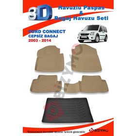 Ford Connect Cepsiz 2003-2014 Bej Paspas ve Bagaj Havuzu