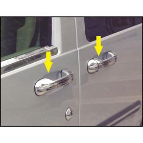 Ford Connect Paslanmaz Çelik 2002 2014 3 Kapı Krom Kapı Kolu