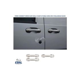 Ford Connect Paslanmaz Çelik 2002 2014 3 Kapı Krom Kapı Kolu