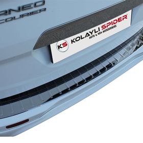 Ford Courier Arka 2014 Ve Sonrası Krom Tampon Eşiği