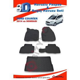 Ford Courier Combi 2014 ve Sonrası Paspas ve Bagaj Havuzu