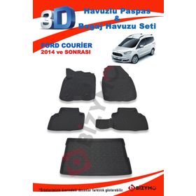 Ford Courier Combi 2014 ve Sonrası Paspas ve Bagaj Havuzu
