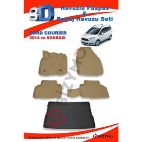 Ford Courier Combi 2014 ve Sonrası Paspas ve Bagaj Havuzu
