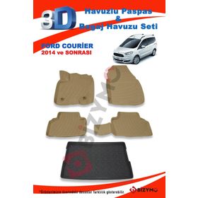 Ford Courier Combi 2014 ve Sonrası Paspas ve Bagaj Havuzu