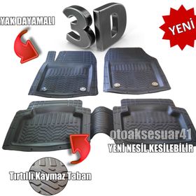 Ford Courier Panelvan 2014 ve sonrası Premium 3D Havuzlu Oto Paspas Bizymo