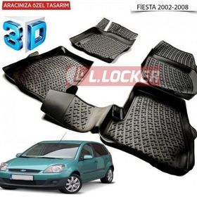 Ford Fiesta 2002-2008 3D Havuzlu Paspas