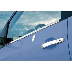Ford Fiesta 2002-2008 4 Parça Paslanmaz Çelik Cam Çıtası