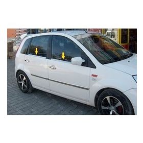 Ford Fiesta 2002-2008 P Çelik 4 Parça Krom Cam Çıtası