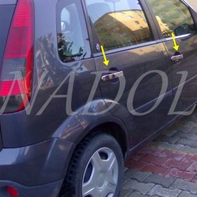Ford Fiesta 2002 2008 Paslanmaz Çelik 4 Kapı Krom Kapı Kolu
