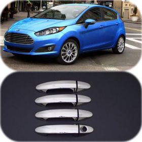 Ford Fiesta 2009 2017 Paslanmaz Çelik 4 Kapı Krom Kapı Kolu