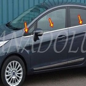 Ford Fiesta 2009-2017 Paslanmaz Çelik 8 Parça Krom Cam Çıtası