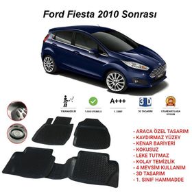 Ford Fiesta 2009 3D Havuzlu Paspas