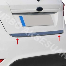 Ford Fiesta 2009 Üzeri Krom Bagaj Alt Çıtası