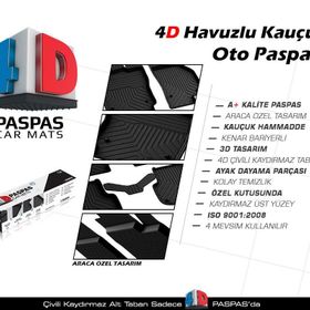Ford Fiesta 2015-2017 4D Havuzlu Paspas