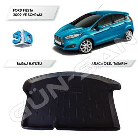 Ford Fiesta 2015 Ve Sonrası 3d Bagaj Havuzu