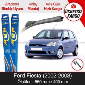 Ford Fiesta RBW 2002-2008 Muz Silecek Takımı