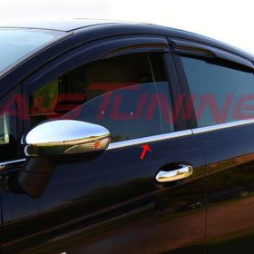 Ford Fiesta Tk 2009 2017 Paslanmaz Çelik 8 Parça Krom Cam Çıtası