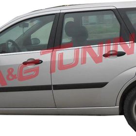 Ford Focus 1 SW Tk 1998-2005 Paslanmaz Çelik 4 Parça Krom Cam Çıtası