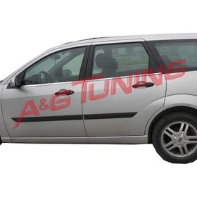 Ford Focus 1 SW Tk 1998-2005 Paslanmaz Çelik 4 Parça Krom Cam Çıtası