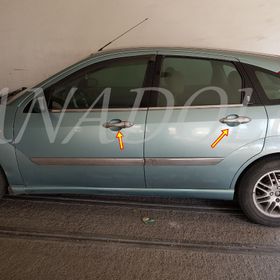 Ford Focus 1998 2005 Paslanmaz Çelik 4 Kapı Krom Kapı Kolu