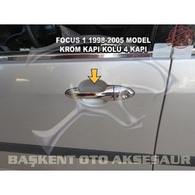 Ford Focus 1998 2005 Paslanmaz Çelik 4 Kapı Krom Kapı Kolu